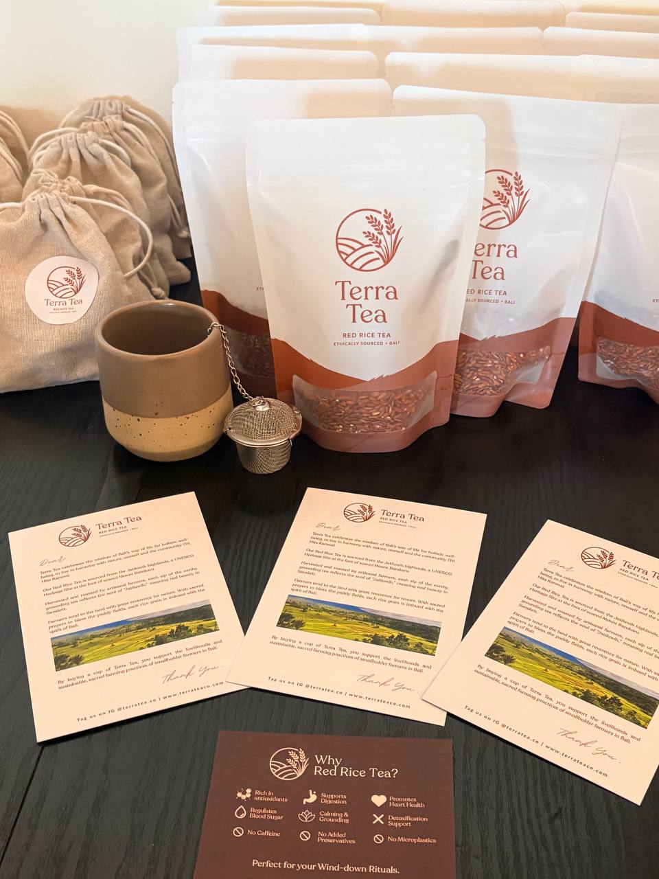 Balinese Red Rice Tea (150g) for Calm